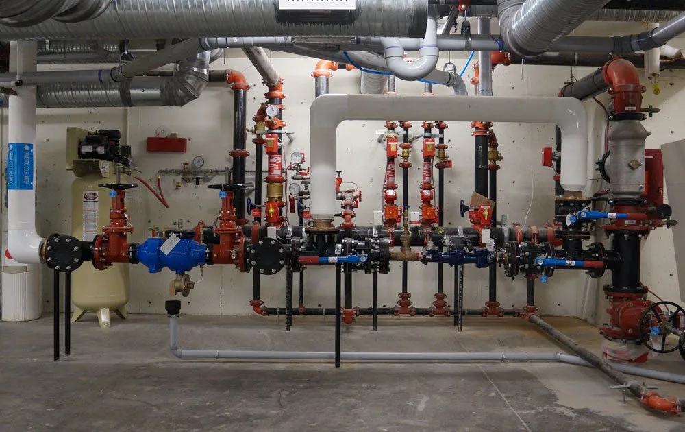 Gas fitters and electricians are experienced in commercial new builds